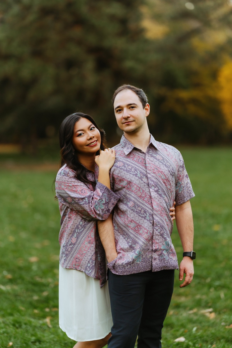 Ludovico and Fidelia warm couple portrait